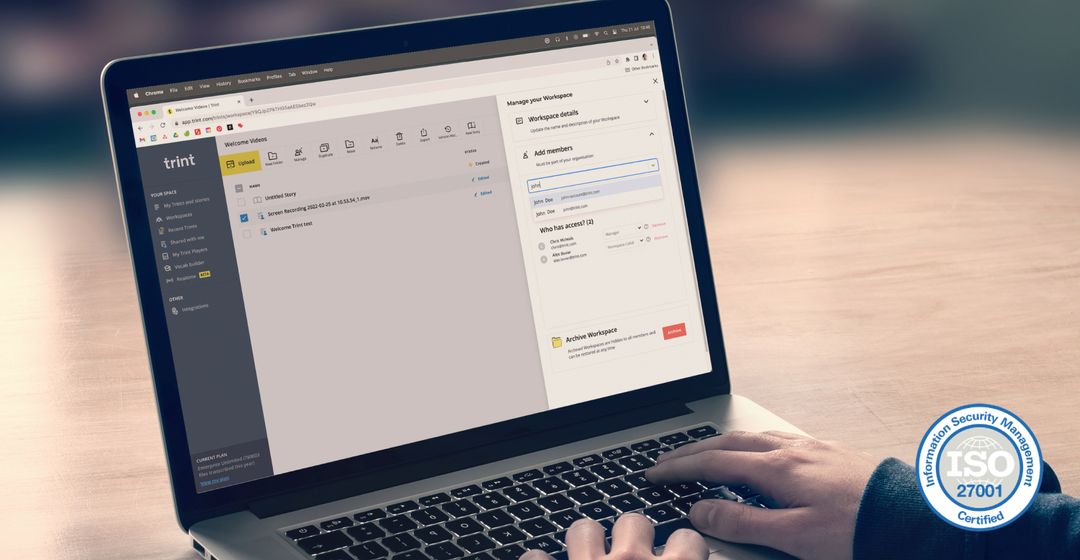 Trint transcription software