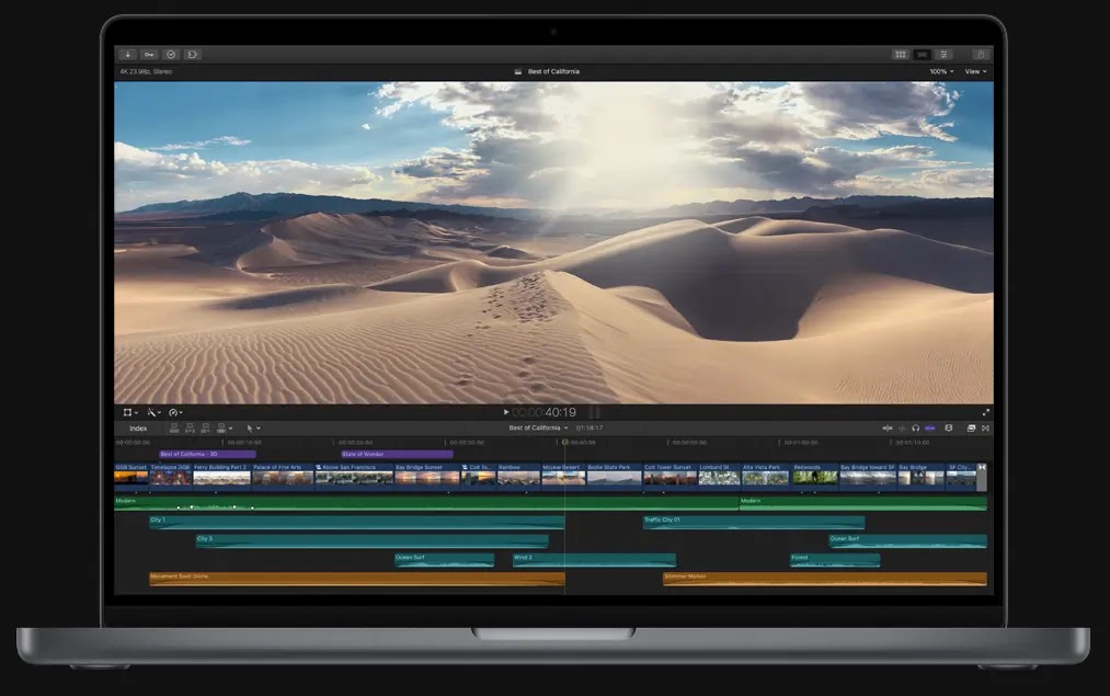 Apple Final Cut pro, flimora alternative for Mac